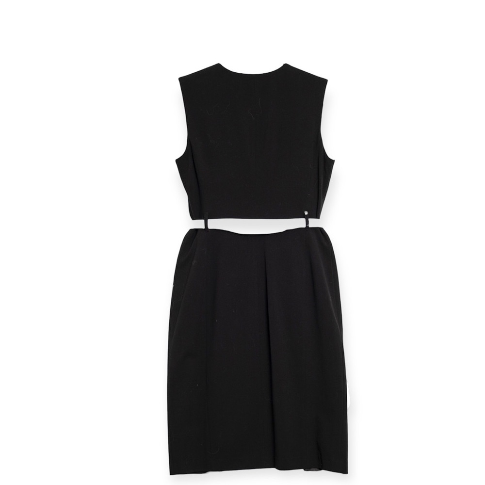 Calvin Klein Women's Belted Wrap Colorblocked Dress - Picture 3 of 6